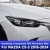 Autoscheinwerfer-Schutz Transparente Kratzfeste Schutzfolie TPU-Aufkleber für MAZDA CX-3 2016-2024 Zubehör