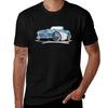 Austinhealey 3000 Blauweiß T-Shirt Fitness Schnelltrocknend Kurzarm Top