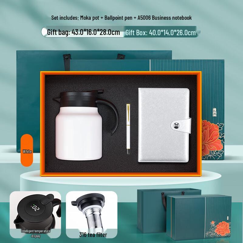 Corporate Gift Set with Tea Pot, Pen & Notebook