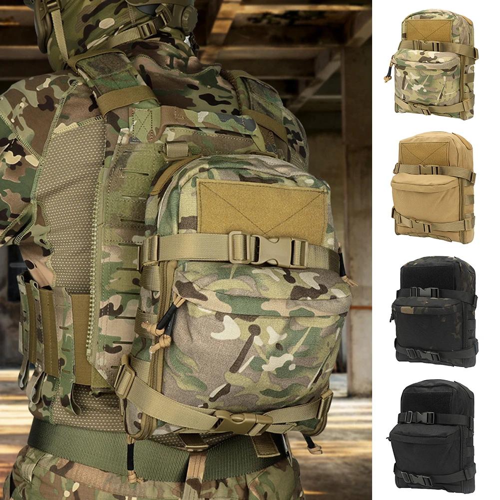 Mini Hydration Bag Outdoor Tactical Backpack Water Bladder Carrier Zipper Pouch Outdoor Hunting Bag 1000D Nylon Outdoor Sports
