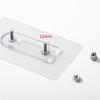 80pcs Adjustable Screw Stickers Strong Adhesive Seamless Sticky Wall Hook Nail Mounting Rack Double Pegs Wall Picture Hook Kits