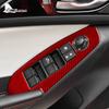 Real Soft Carbon Fiber Sticker For Mazda 3 Axela 2014 2015 2016 2017 2018 LHD RHD Car Window Lift Button Panel Trim Accessories