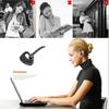 V8S Business Headset Hanging Wireless Earphones Stereo With Voice-controlled Noise Canceling