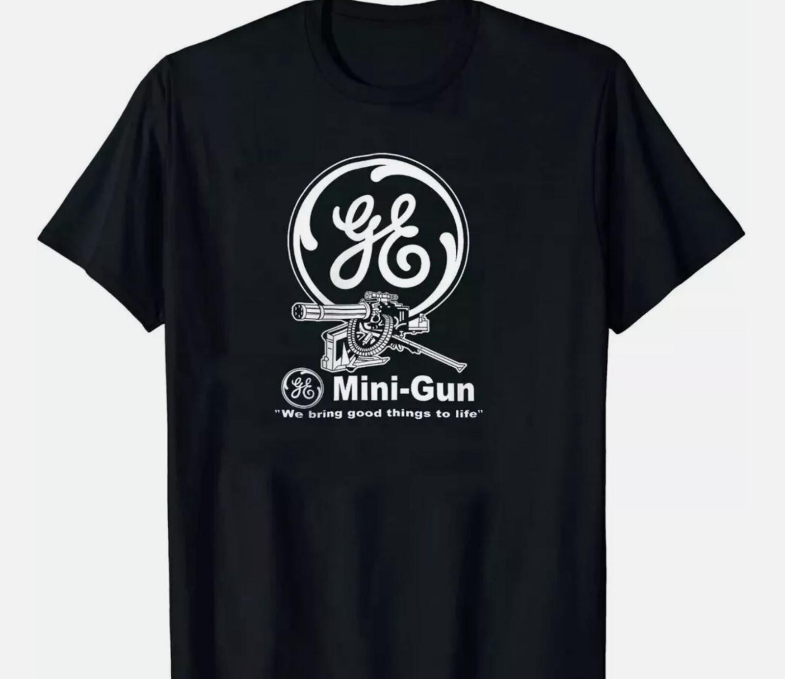 НОВАЯ ОГРАНИЧЕННАЯ серия General Electric МИНИ-ПИСТОЛЕТ Забавная футболка Унисекс Футболка S