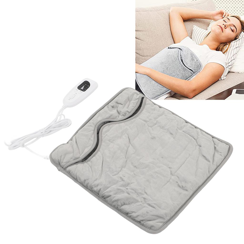 Electric Heated Foot Warmer Auto Shut Off Plug in Portable Washable Heating Pad for Men Women US Plug 110V