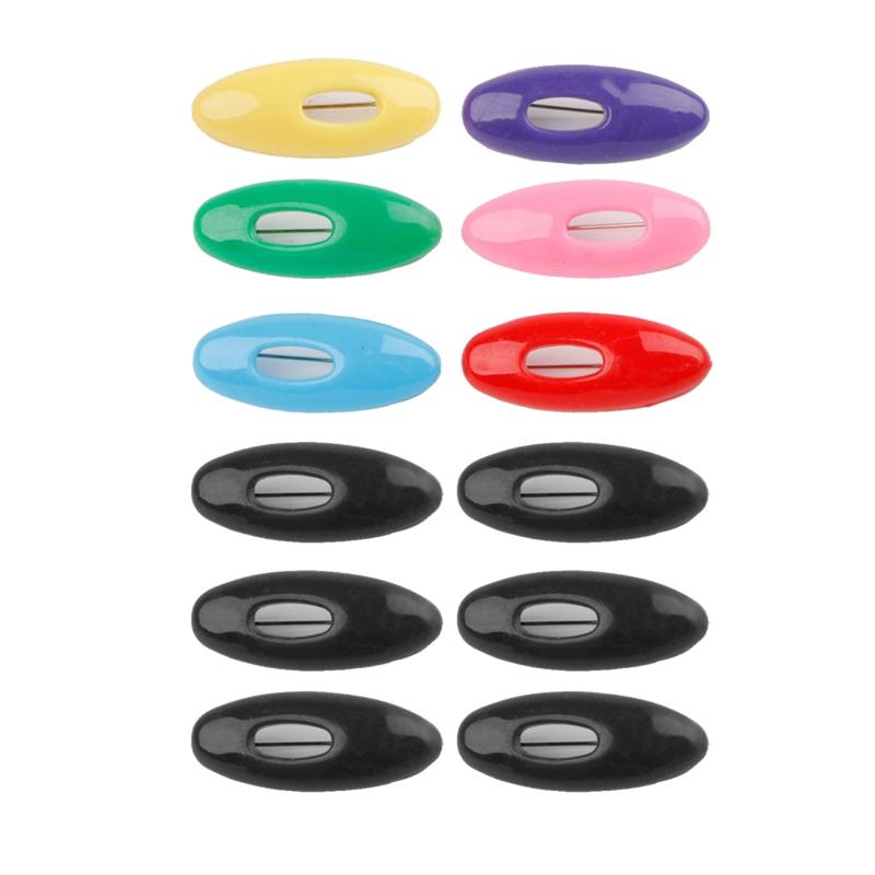 

12 шт. пластиковых безопасных брошей-булавок для женщин, мусульманских брошей для хиджаба, исламских шарфов, эмалевых булавок, аксессуаров для украшения платка GYH