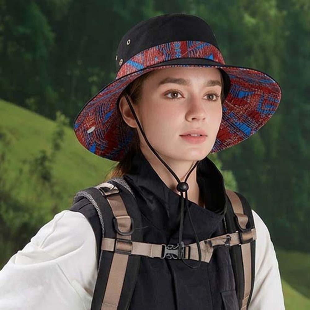 Sombrero Unisex Fisherman Hat Breathable Sunshade Cowboy Hat Cute Quick Drying Hiking Cap  Camping