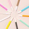 Compact Nylon Lip & Eye Makeup Brush - Disposable, Hollow Rod Design for Lipstick, Lip Gloss, and Eyeshadow Application
