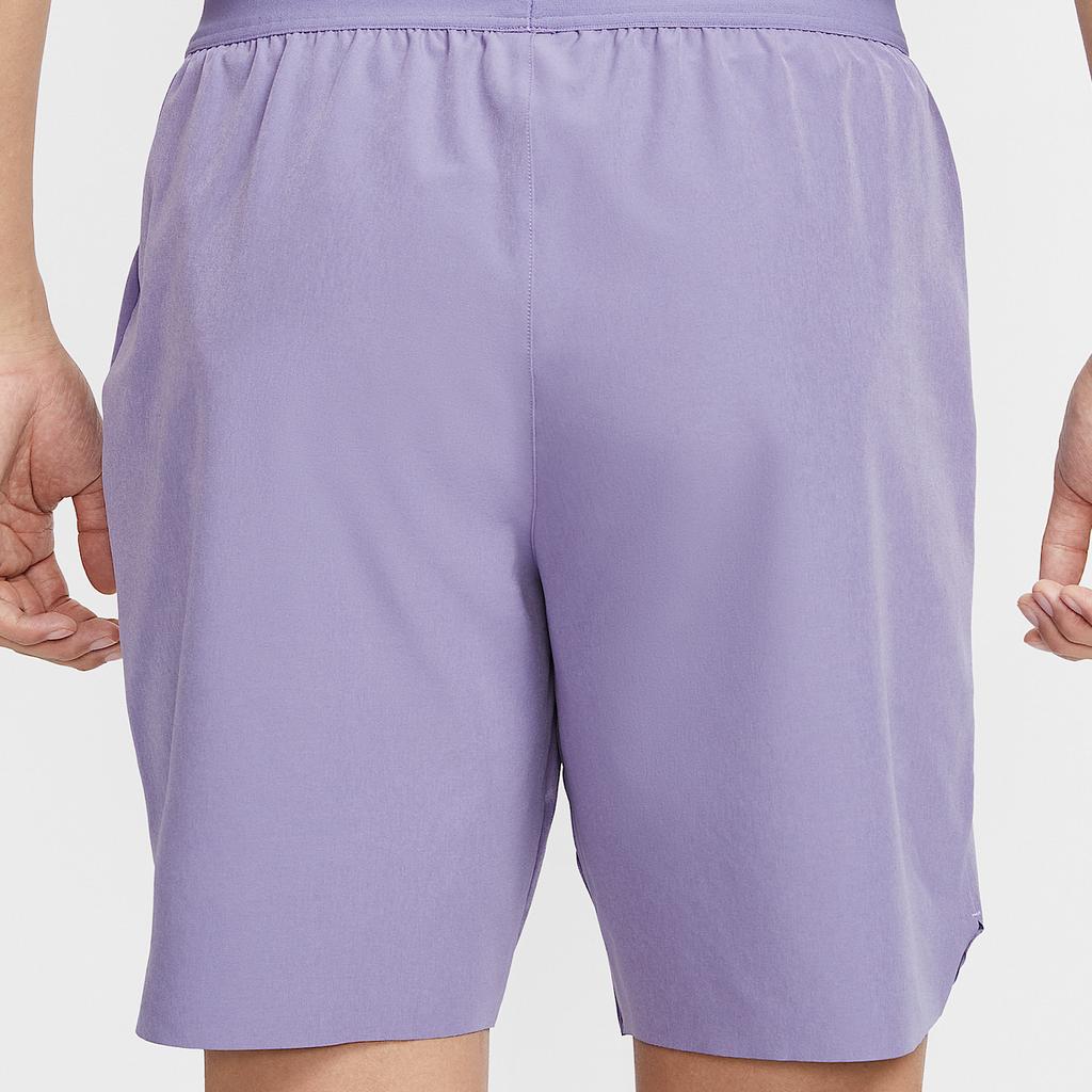 Nike Court Advantage Dri-Fit Quick-Dry Tennis Shorts Men Shorts Dark-Purple White FZ9323-527