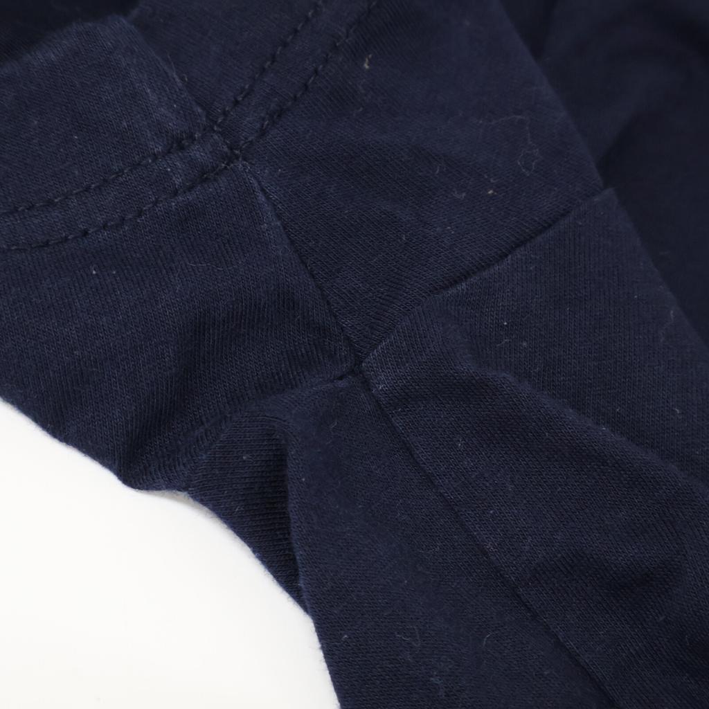 PRADA UMJ492 Navy Triangle Logo Crew Neck T-Shirt tops M NavyUsed