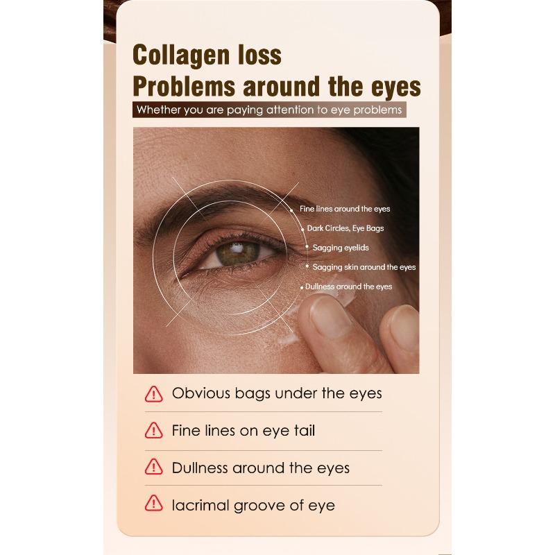 Cremă de ochi cu turmeric Desalinizarea liniilor fine Luminozitate Fermitate Anti-îmbătrânire Hidratantă și Iluminatoare