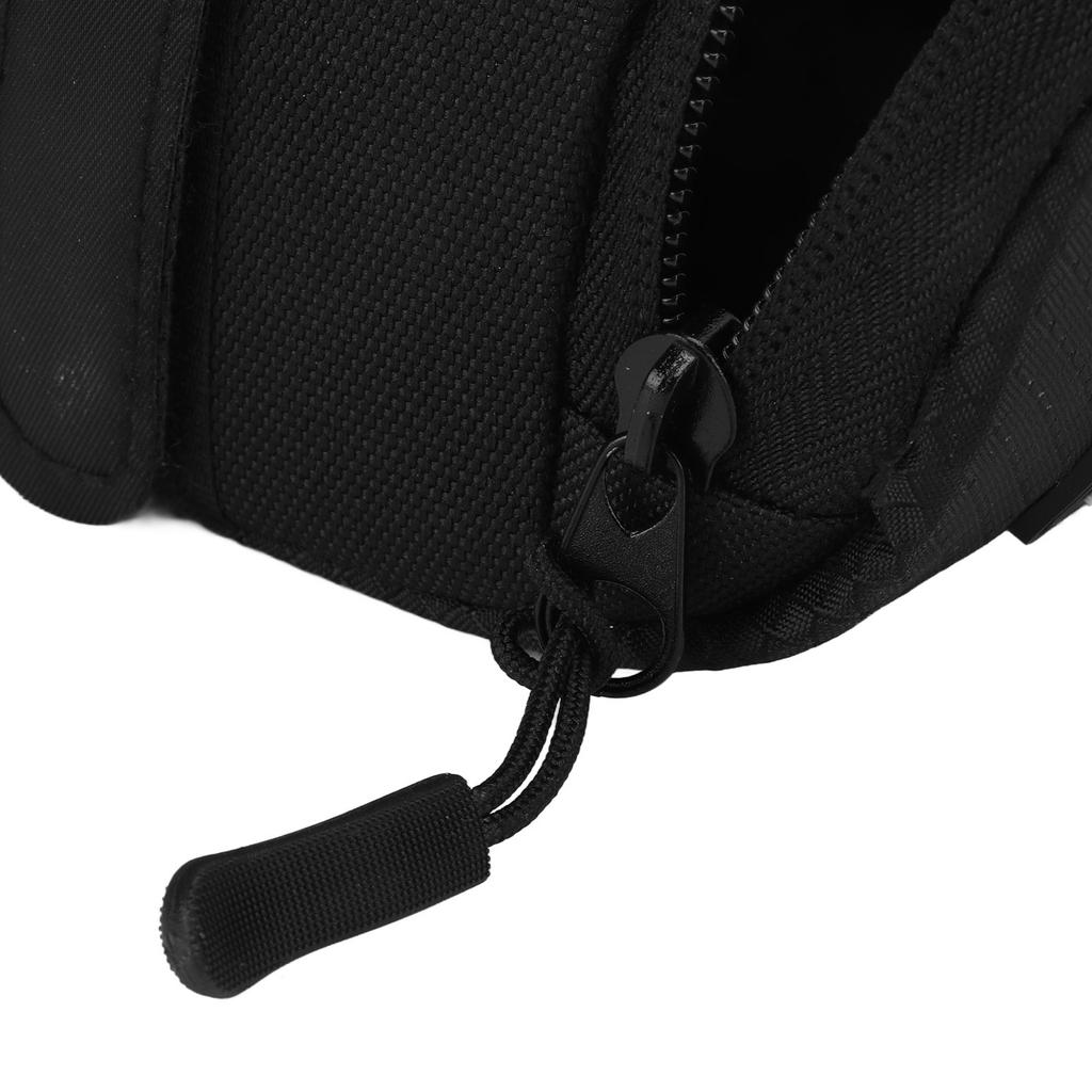 Saddle Bag Bicycle Black Oxford Cloth Material Easy Disassemble Zipper Design Small Wind Resistance Underseat Pouch
