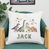 Personalised Woodland Animal Print Pillowcase Custom Name Cushion Cover Kid Birthday Jungle Party Decor Nursery Baby Shower Gift