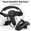 Silikon Greppskydd Skydd Anti-Repa Kontroller Greppskydd Anti-Halk DammTät Justerbar Handledsrem för Oculus Quest 3