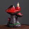 Resin Backflow Incense Burner Home Decoration Creative Mushroom European High Mountain Flowing Water Backflow Incense Burner