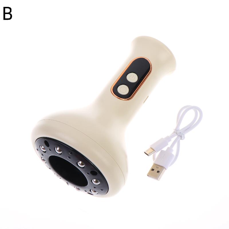 Rechargeable Scraping Massager Vibration Hot Compress Meridian Brush Body Shaping Lymphatic Detoxification Dredging
