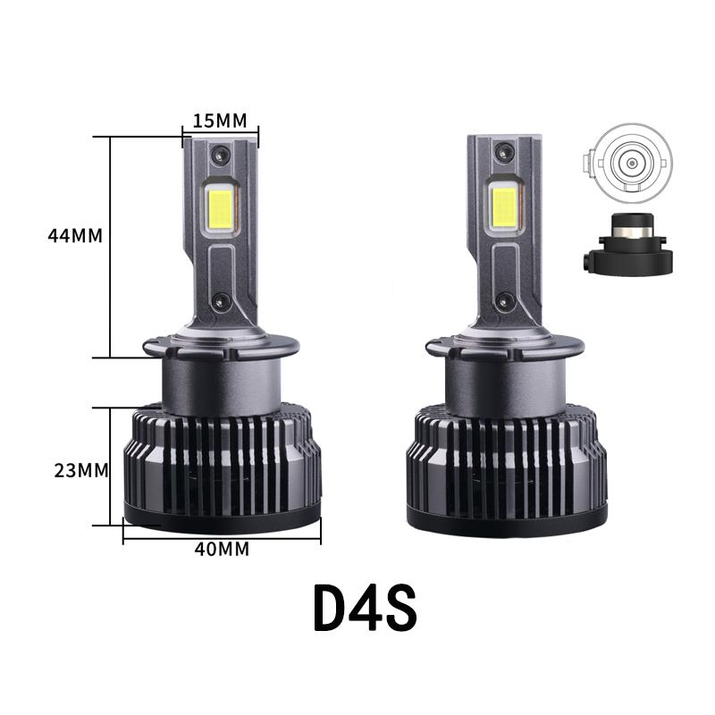 

D SERIES D1S LED Car Headlights HID Bulbs D2S D3S D4S D5S D8S Turbo Lights 30000LM 6000K Auto Lamp CANbus No errors Plug&Play D4S