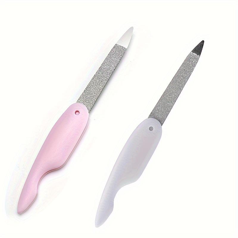 

2/4 шт. Мини пилочка для ногтей в виде птички, складная, промытая и отполированная, пилочка для маникюра, двусторонняя, матовая, материал АБС-пластик, инструменты для нейл-арта