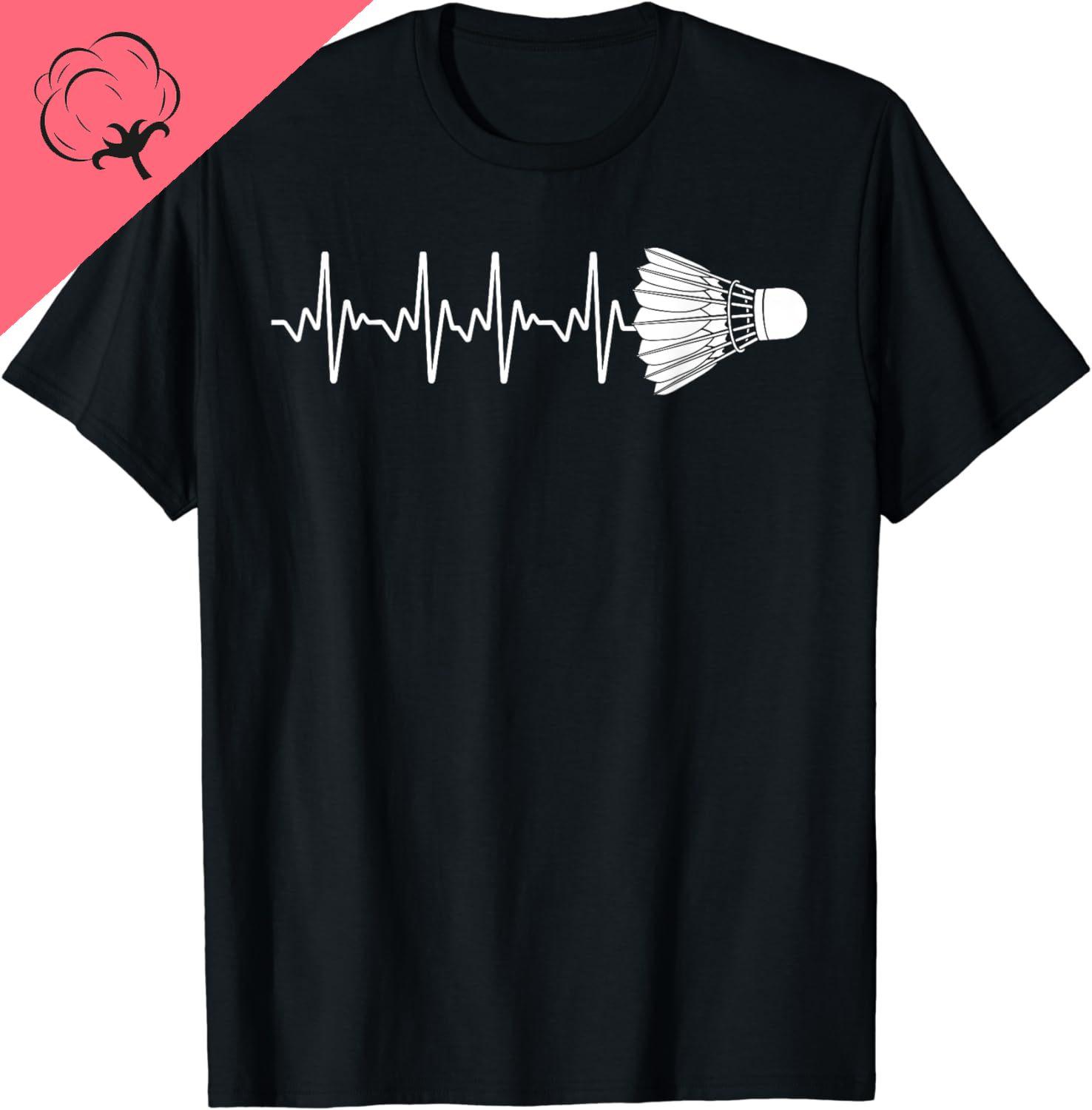 

Крутой Бадминтон для Мужчин Женщин Волан Спортивный Командный Игрок Футболка Хлопок Уличная Одежда Графические Футболки Camisas Ropa Hombre 4XL