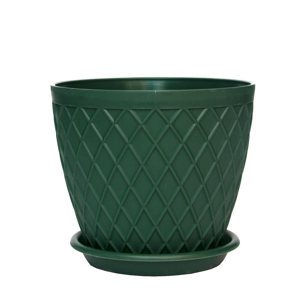 High Quality Indoor Outdoor Polychrome Small Plastic PP Flower Pots for Apartments & Hotels