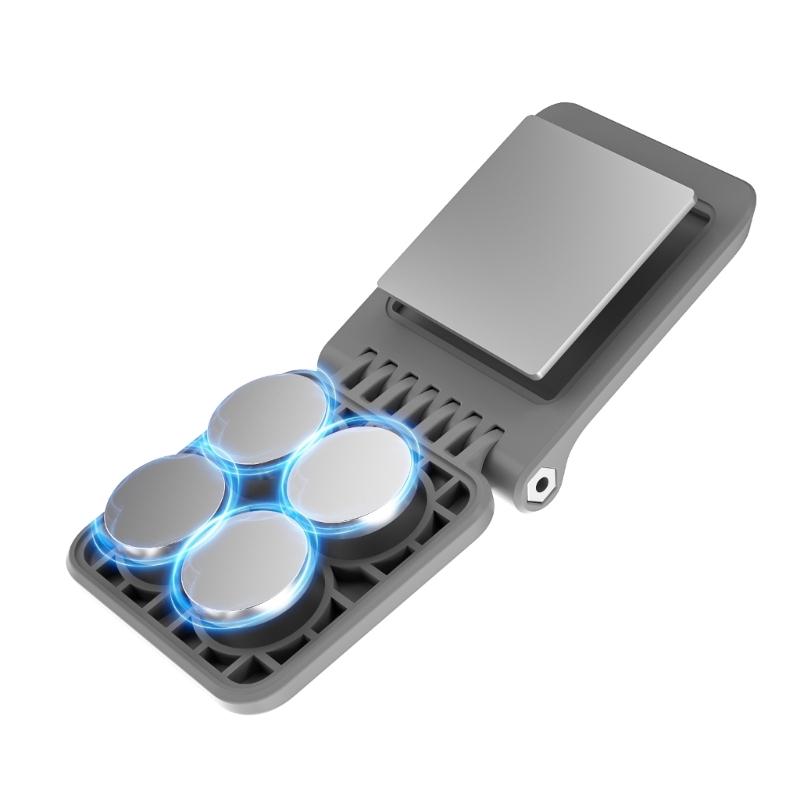 Foldable Magnetic Camera Mount Base with 180Degree Tilt 360°Rotation Quick Release for GO 3S/GO 3 Portable Shoot