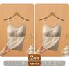 Canottiera da Donna con Spalline Sottili e Reggiseno Imbottito Integrato Top Interno Pezzo Unico