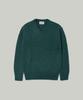 CUZNELLO Multi-Blend V-Neck Knit_Forest