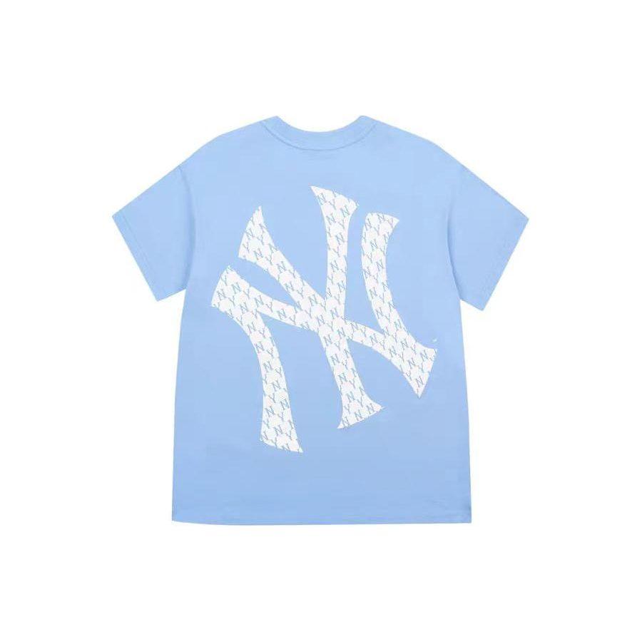 MLB Drop Shoulder Sleeve T-Shirt Unisex Sky Blue 31TSM2131-50S