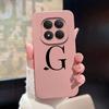 For Redmi Note 15 Pro 4G 5G Cases Simplicity 26 Letters Shockproof Liquid Silicone Cover For RedmiNote15 RedmiNote15Pro Fundas