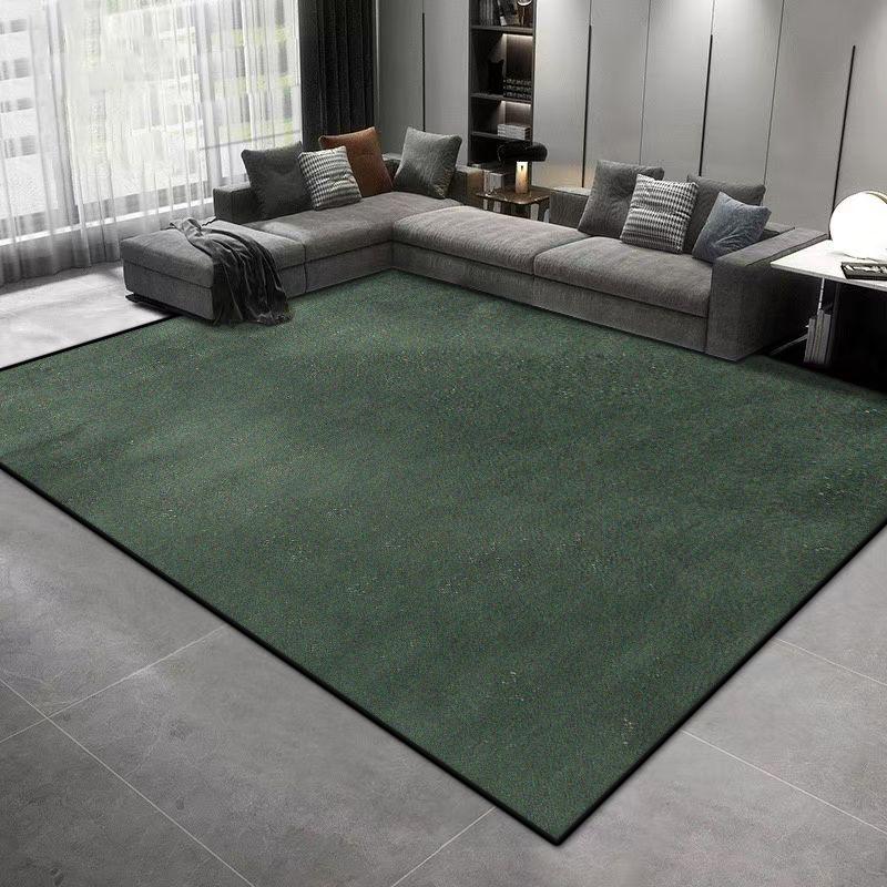Modern Solid Color Carpet Luxury Bedroom Decoration Customizable Rugs Machine Washable Living Room Soft Fluffy Floor Mat Lounge