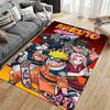 Naruto Anime Carpet Featuring Team 7 Characters and Vibrant Design Suitable for use as an anti-slip for living room bedroom sofas