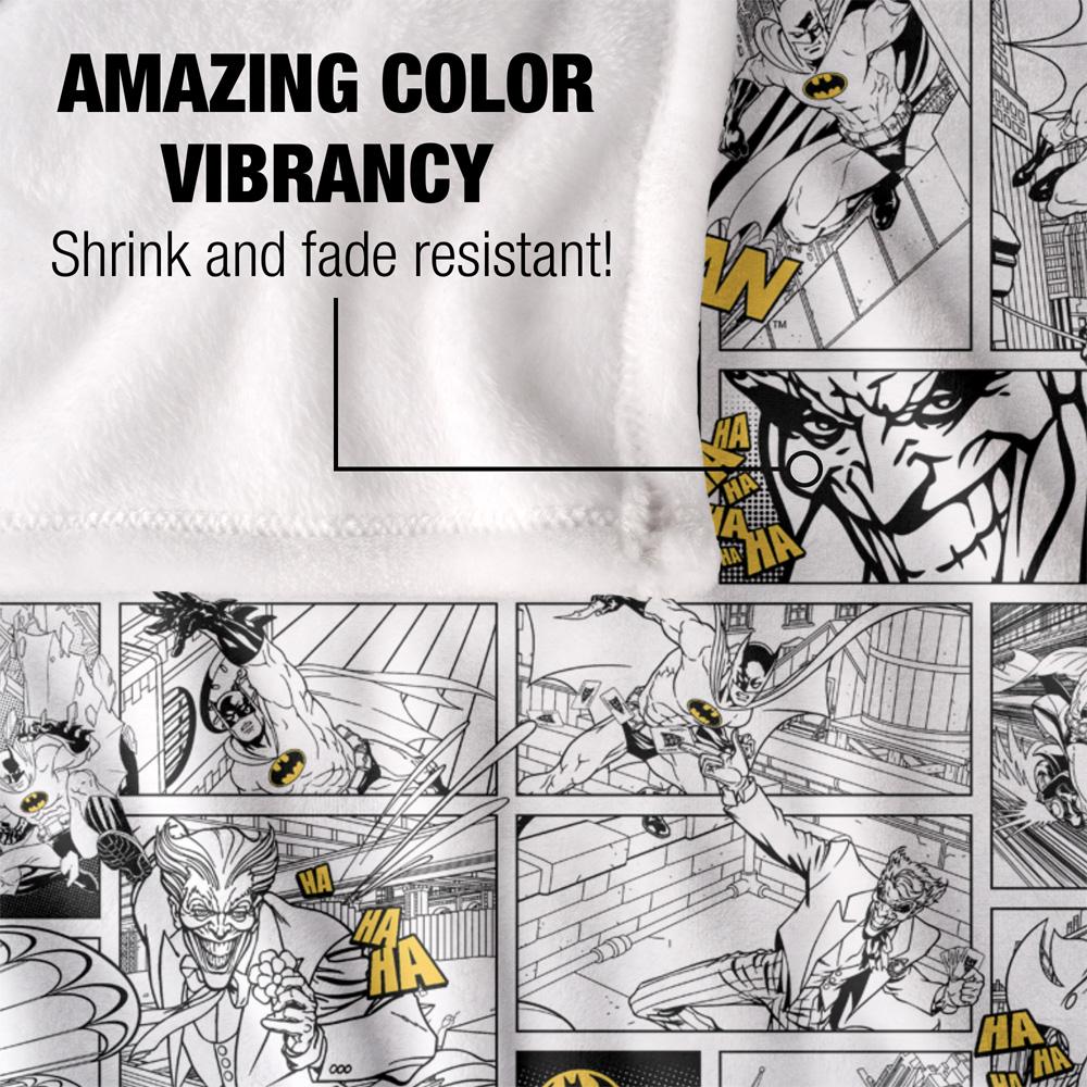 Batman Action Panels Blanket