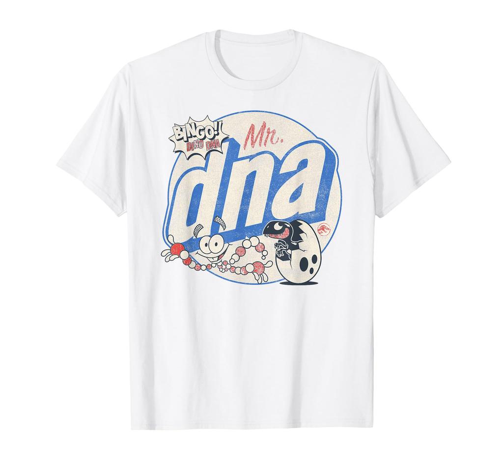 Jurassic World Retro DNA Bingo Dino Logo Mr. T-shirt