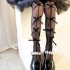 1Pair Stocking Spring and Summer Pantyhose Thin Girl's Hosiery Lolita Cotton Bow