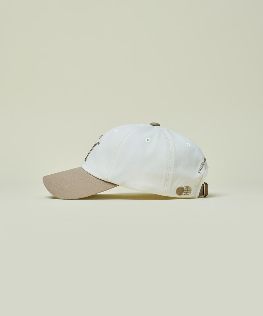 Teulaepighamoni Basic Shape Th Logo Ballcap_Beige