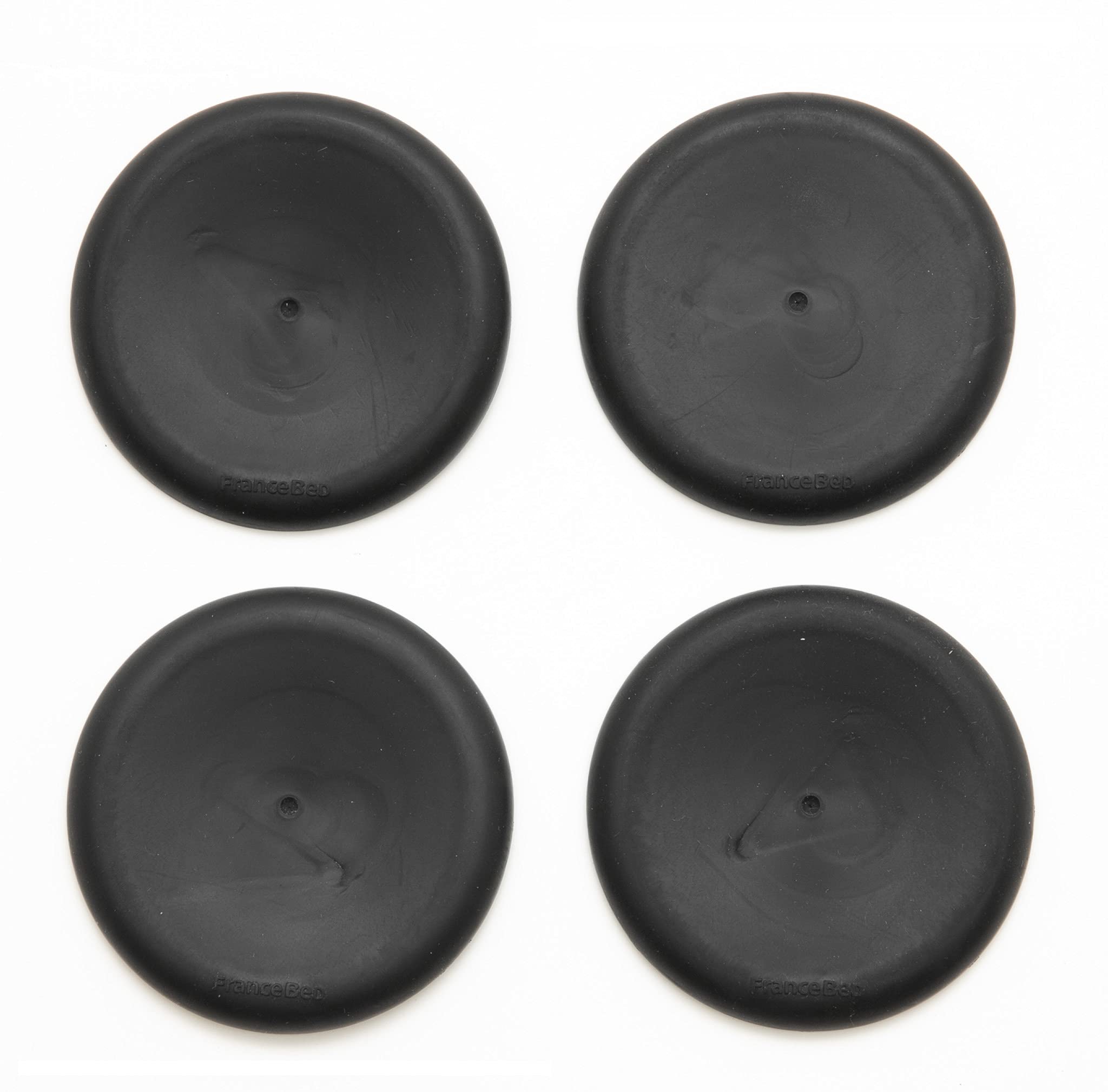 

France Bed Комплект ножек-оснований 4 шт. Черный Диаметр 8 см Поддержка Предотвращает царапины и скольжение Сделано в Японии 035459000 [Оригинальный продукт] Основание ножек чёрный