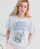 WHEN YOU MOVE Animal Graphic Short Sleeve T-Shirt L/Grey (Lamb)