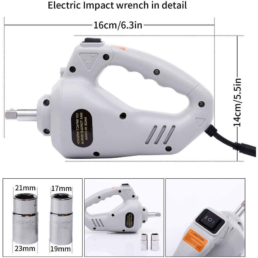 Electric Car Jack Kit 12V Trailer Floor Jack Stands Set 3 Ton Vehicle Scissor Car Lift for Tire Change and Road Emergency with I
