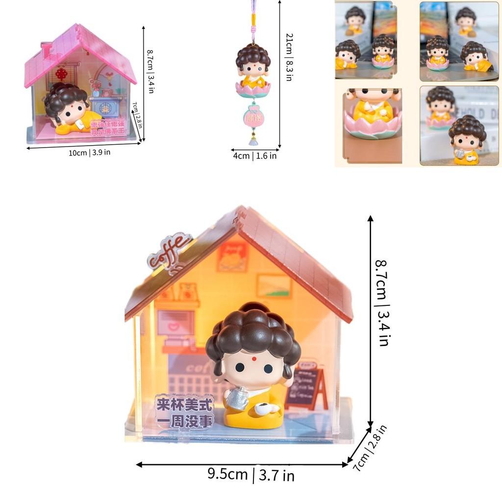 Playful Resin Buddha Decor With Backgrounds For Relaxing Atmosphere In Any Room