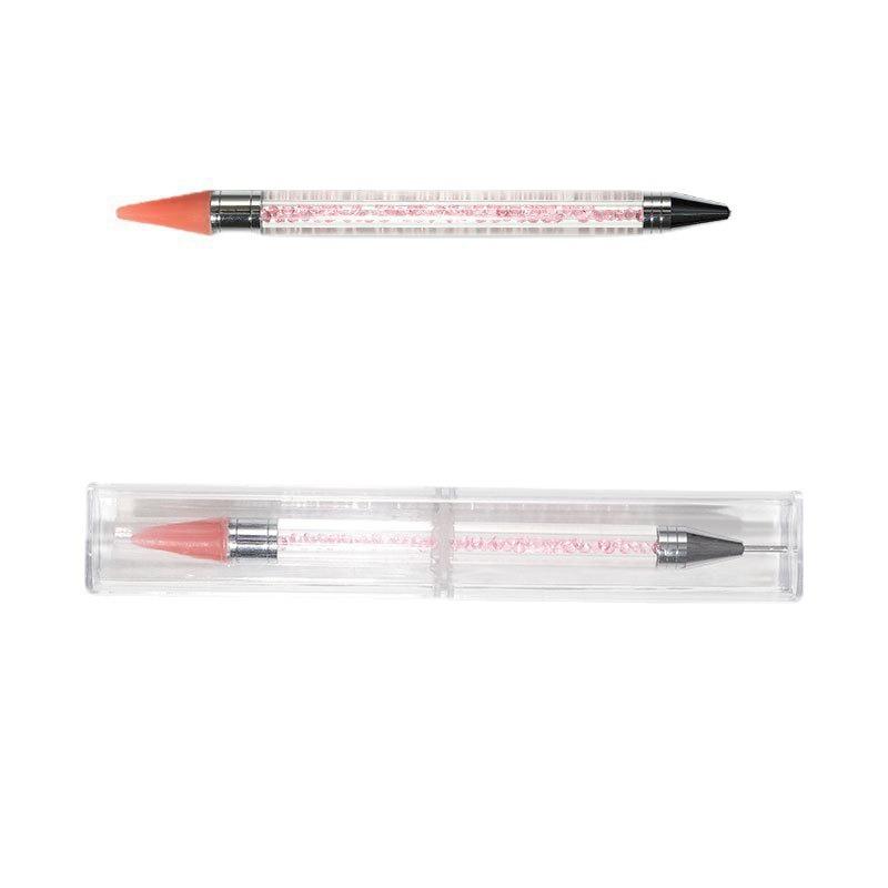 Double-Headed Rhinestone Picker Wax Pen Set for Nail Art