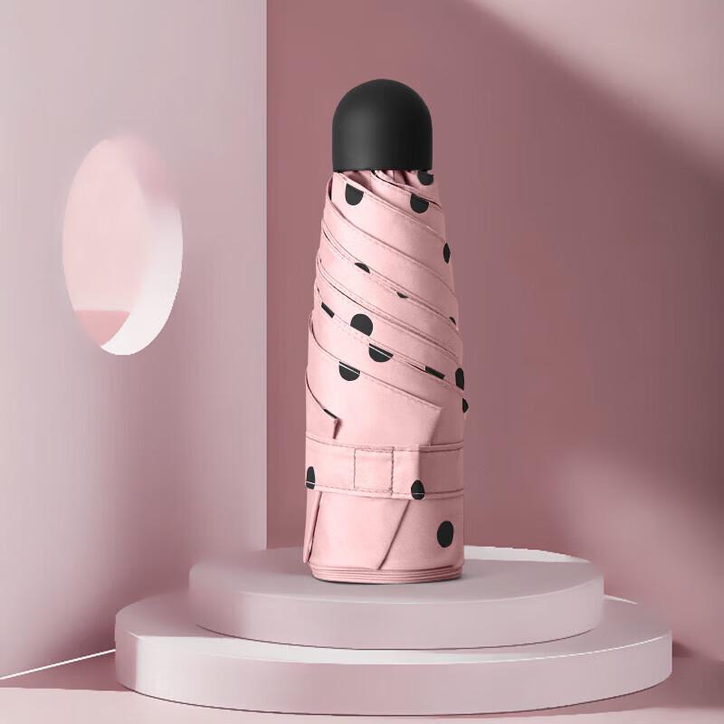 XuQing 5-Fold Compact Sun/Rain Umbrella