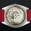 JAPAN VINTAGE SEIKO 5 AUTOMATIC 6309A MENS ARABIC RED COLOR DIAL WATCH A701585-5 R206b-a701585