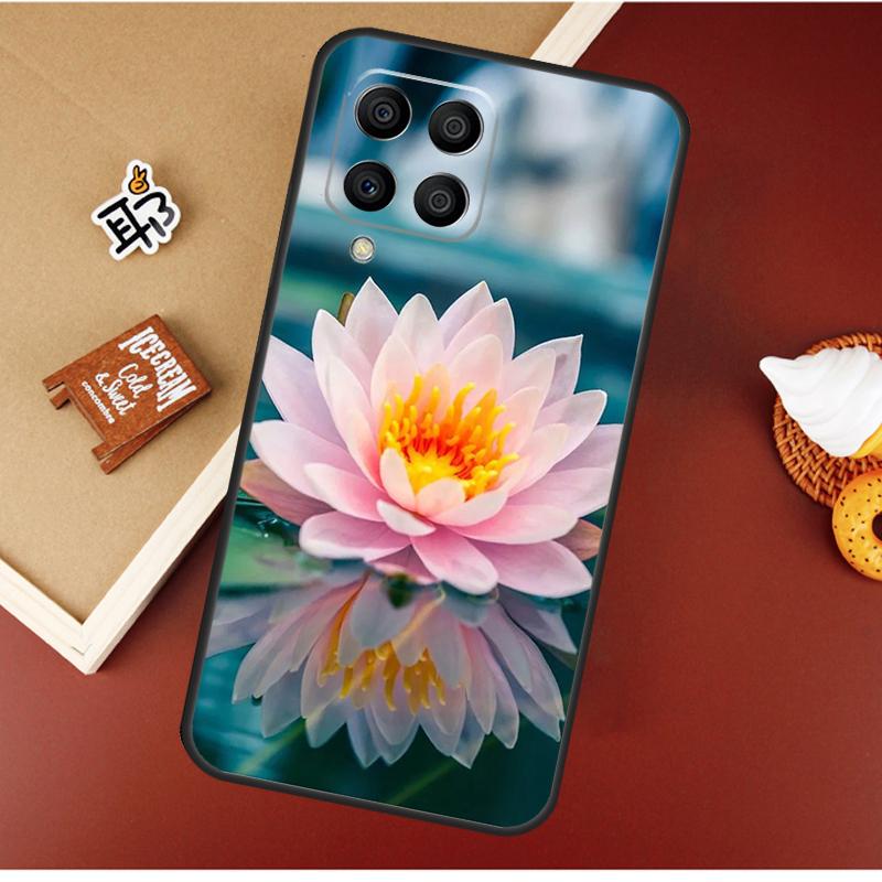 

Flower Lotus Case For Samsung Galaxy M13 M53 M51 M31 M11 M14 M34 M54 M12 M32 M52 M16 M36 M56 M15 M35 M55 Samsung M34 5G