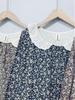 2026 Spring Women's Japanese Doll Collar Floral Cotton Dress, Loose Fit.