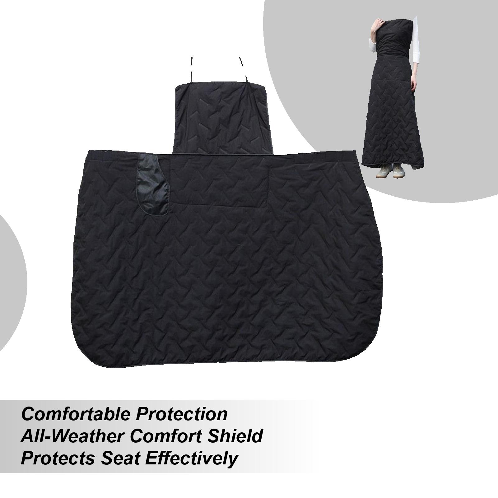 

Scooter Apron Leg Cover Waterproof Thick Winter Warm Scooter Blanket Motorcycle Knee Lap Blanket Apron For Winter Drive Snowy CHINA