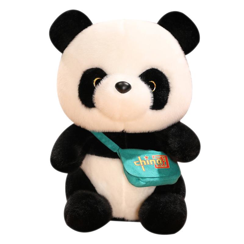 

Plush Toy Panda Shoulder Bag Soft Stuffed Animal Doll Pillow Kid Gift Collection 25cm/9.84in