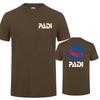 Potápěč Padi Tričko Unisex Ležérní Bavlněné Krátký Rukáv Vrcholy Lh373
