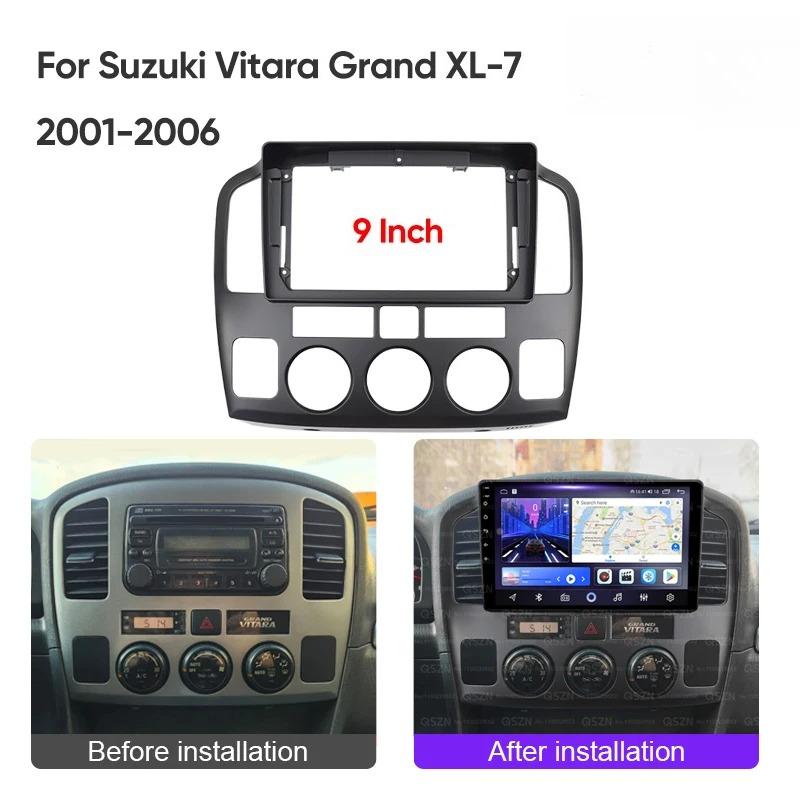2001-2006 For Suzuki VITARA GRAND XL-7 LHD/RHD/Black Car Multimedia Radio Frame Fascia Panel Dashboard Mounting Bracket