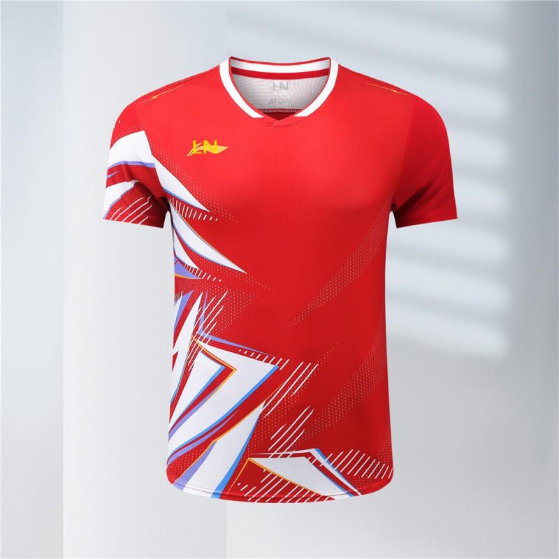 Unisex Badminton Shirt Men Women Kids Quick Dry Short Sleeve Sport T-Shirt Breathable Training Top