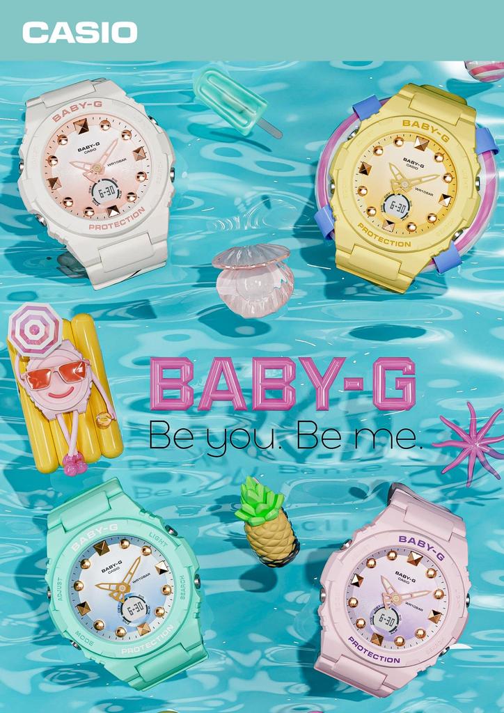 [Casio] Watch Babygie BGA-320-7A2JF Women's White